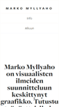 Mobile Screenshot of markomyllyaho.com